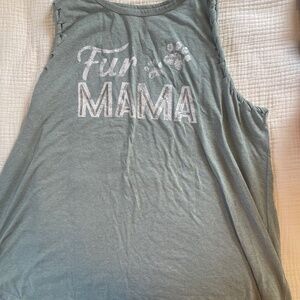 Fur mama tank top